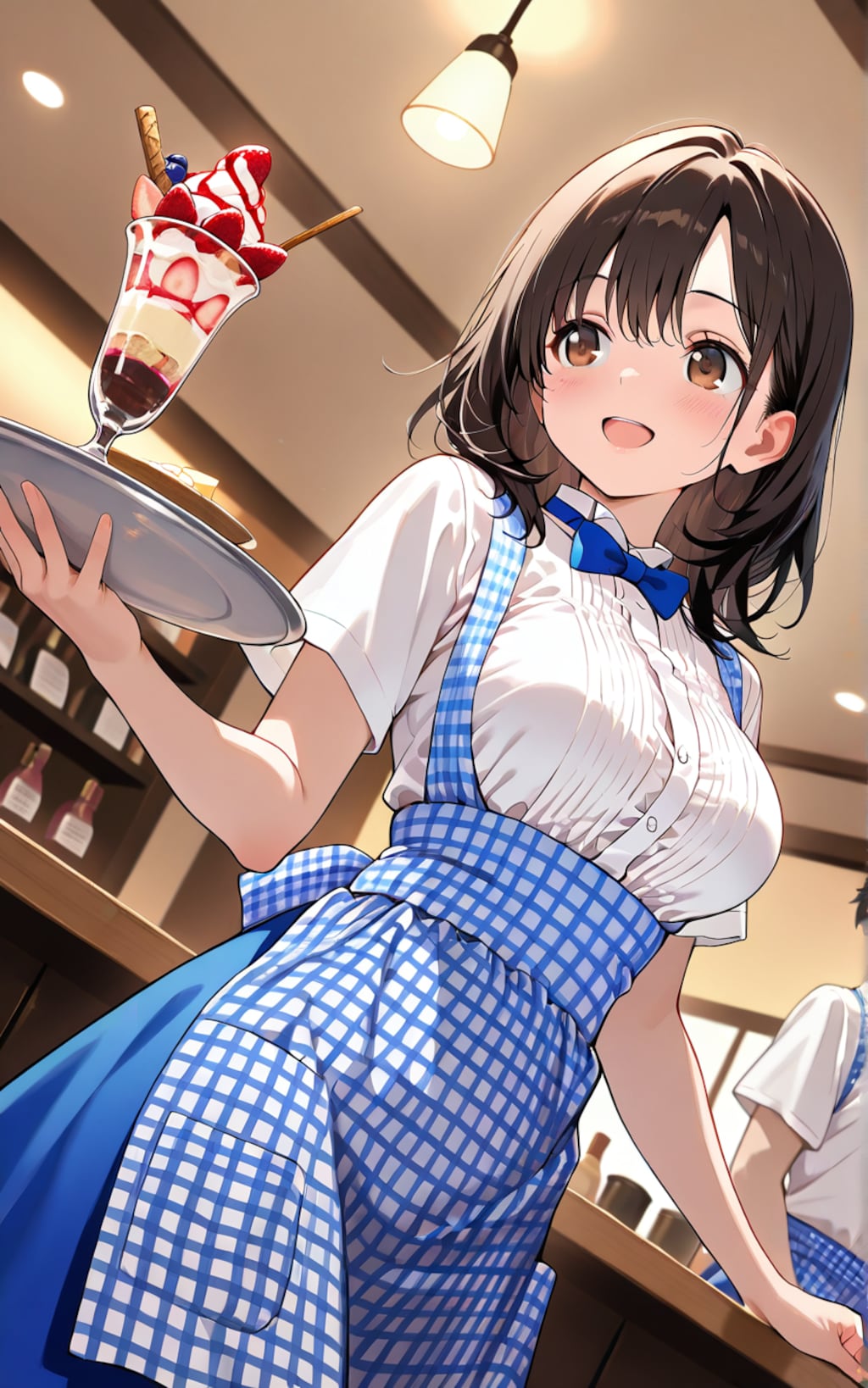 看板娘をチェンジ