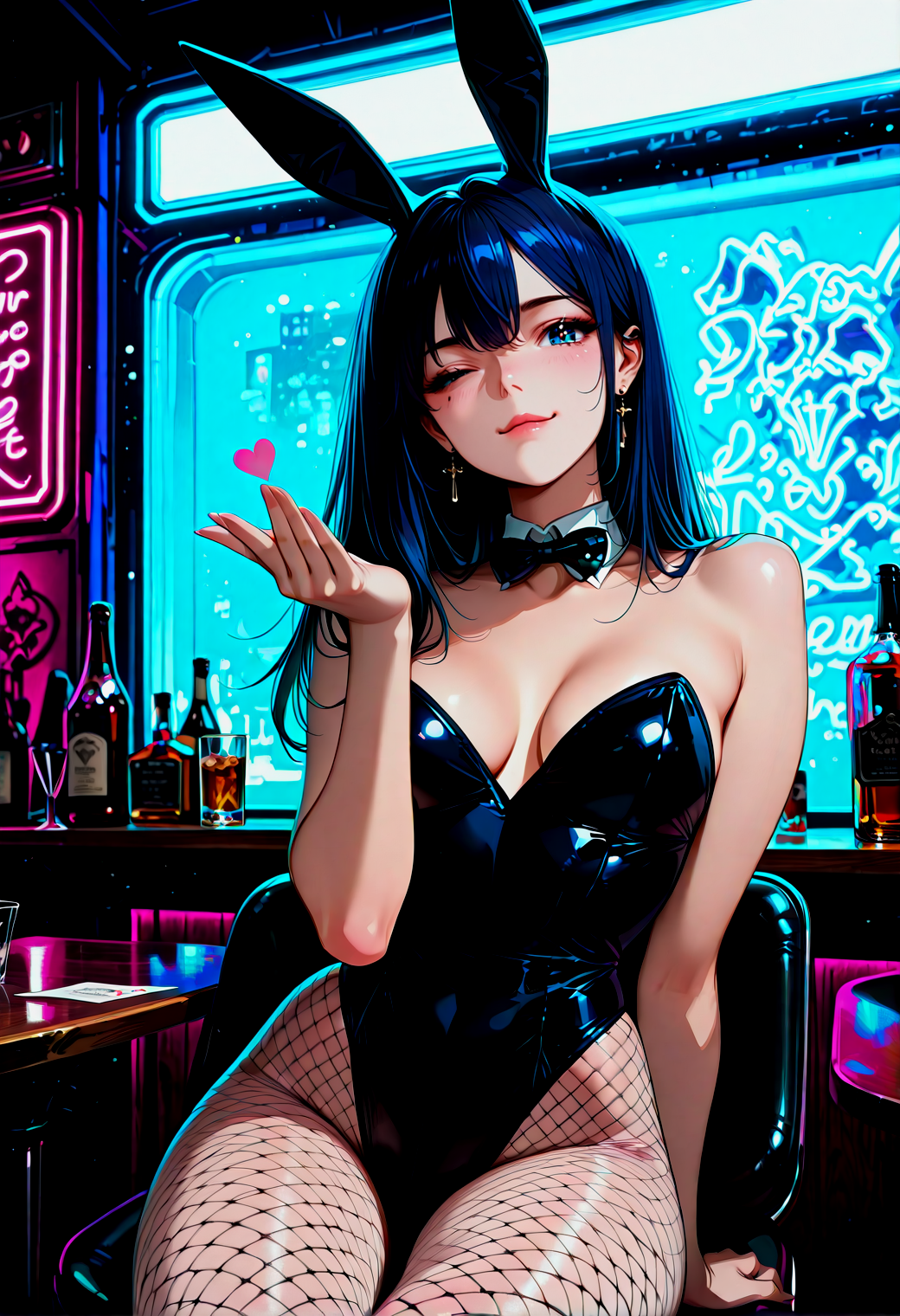 電脳バニー「あい」：真夜中のシンクロニシティ