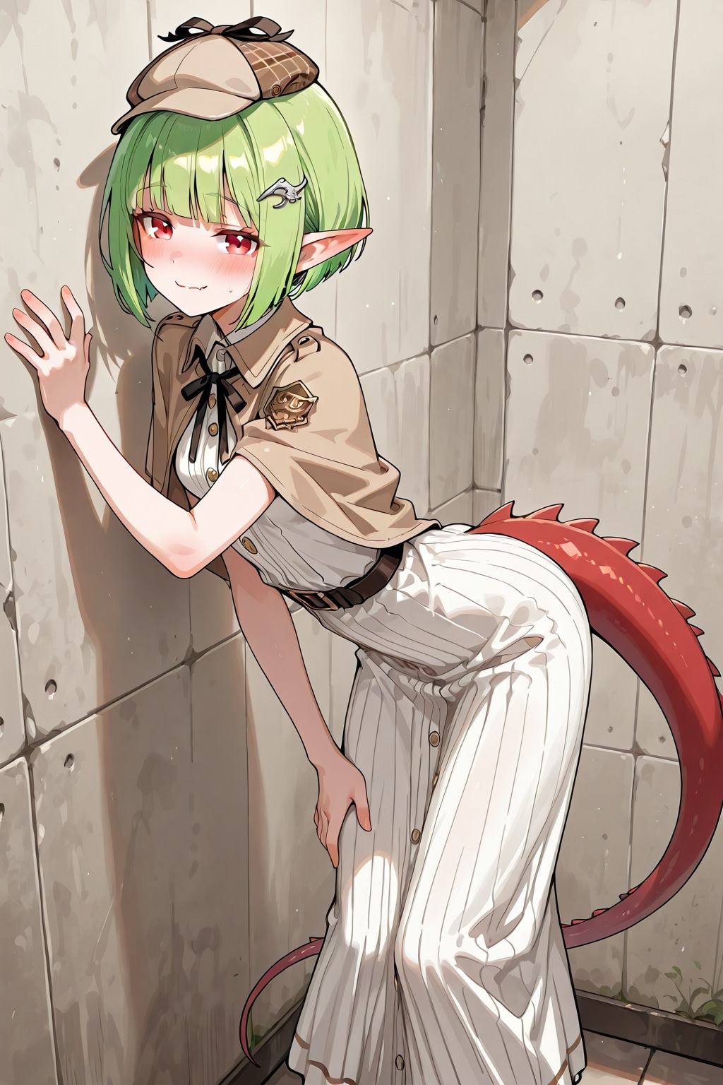 フムフム、壁を伝わって聞こえてきますよ