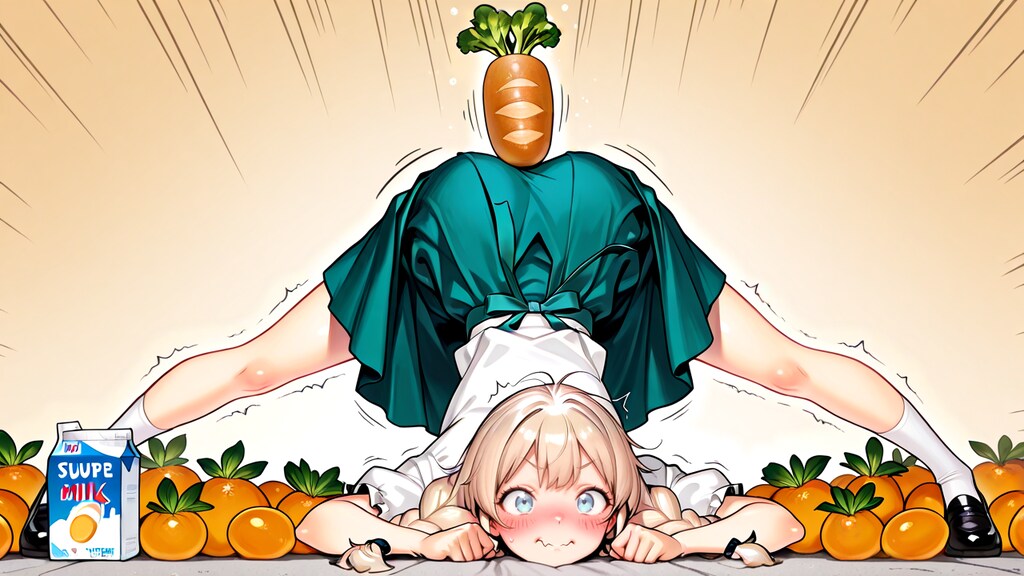 リュミエが買い物中にコケちゃった