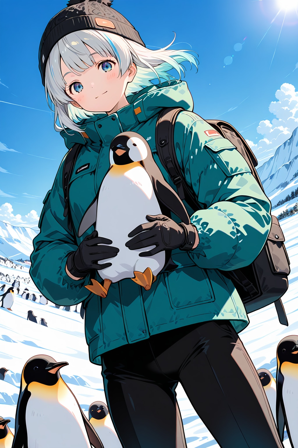 迷子のペンギンさんを連れてきました