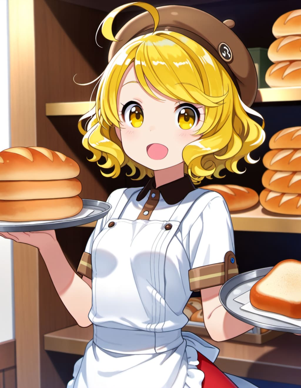 焼きたて、どうぞっ！