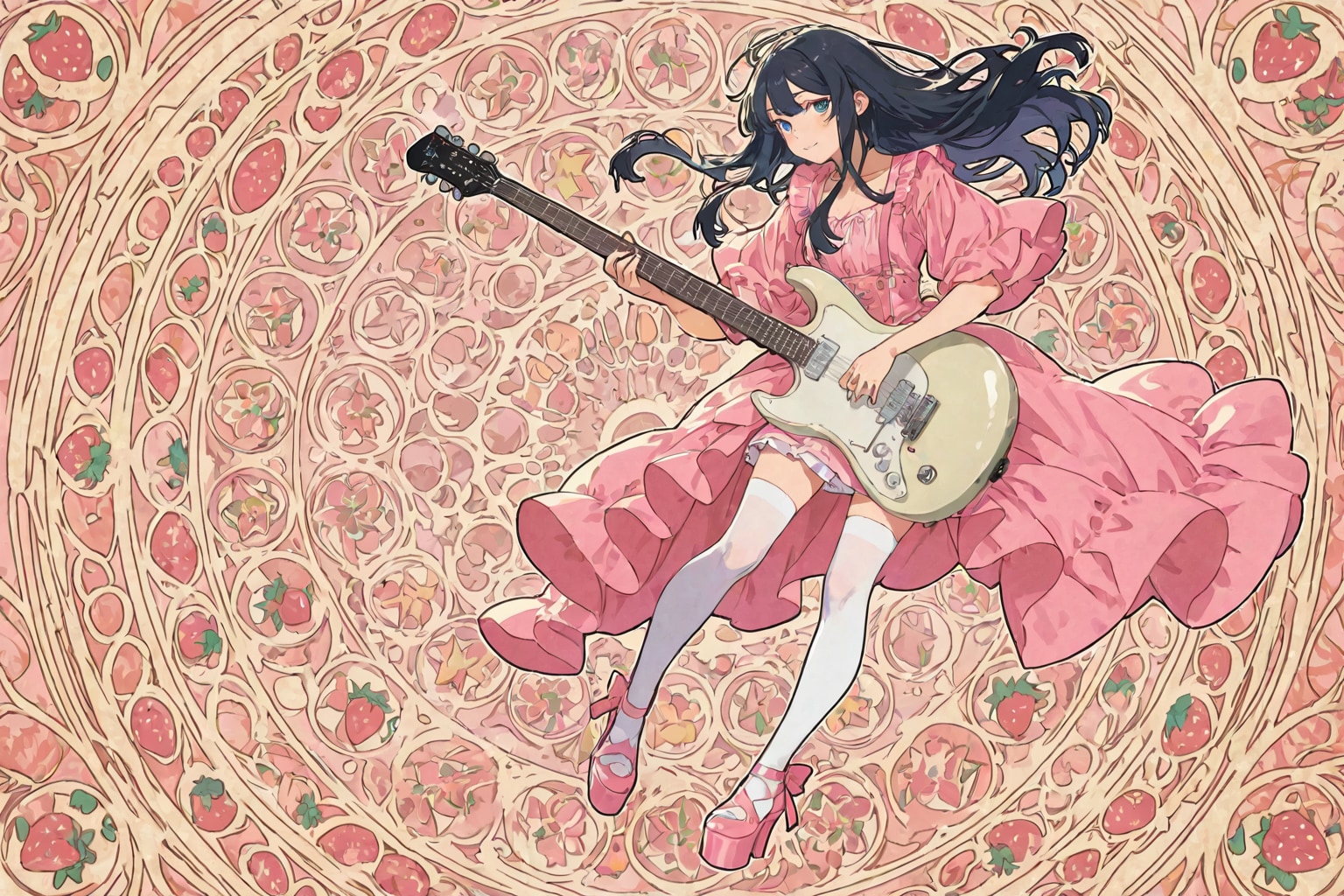 ギター少女 | の人気AIイラスト・グラビア