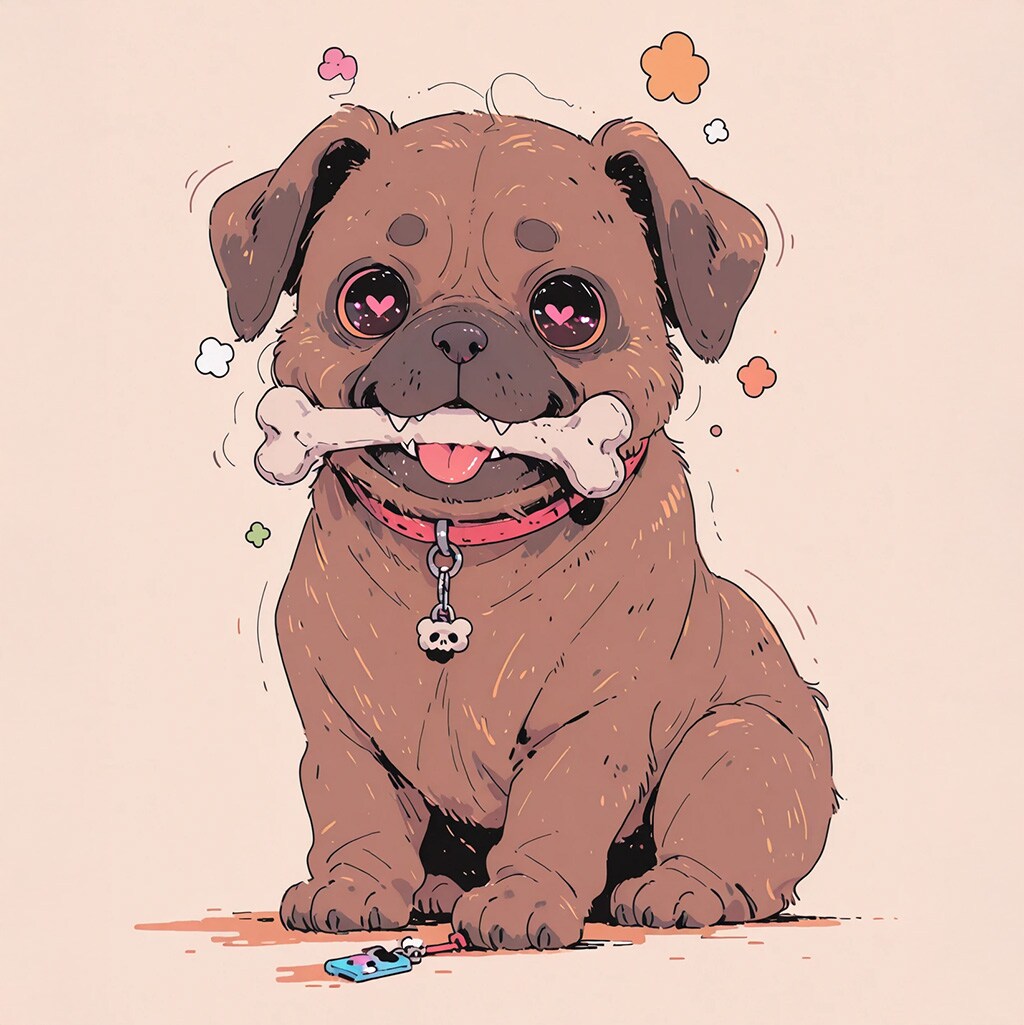 I ❤️ 🦴 | の人気AIイラスト・グラビア