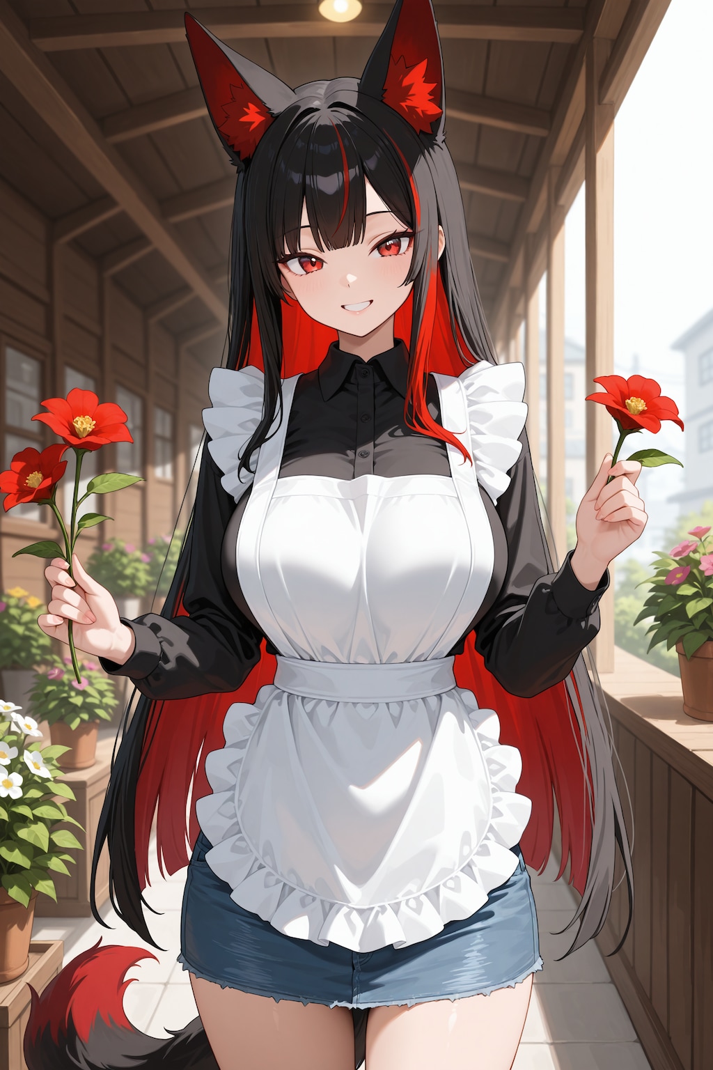 あ～かい狐と花屋