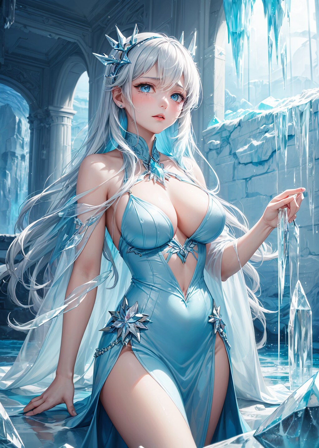 納涼「氷の女王」