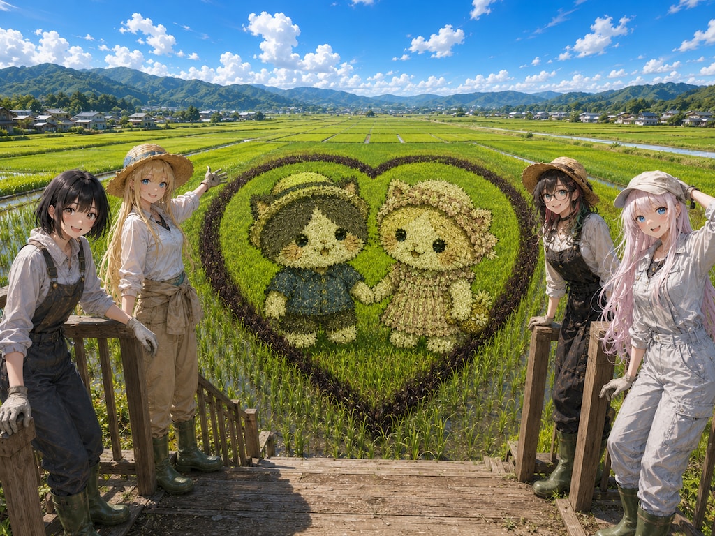 田んぼアート
