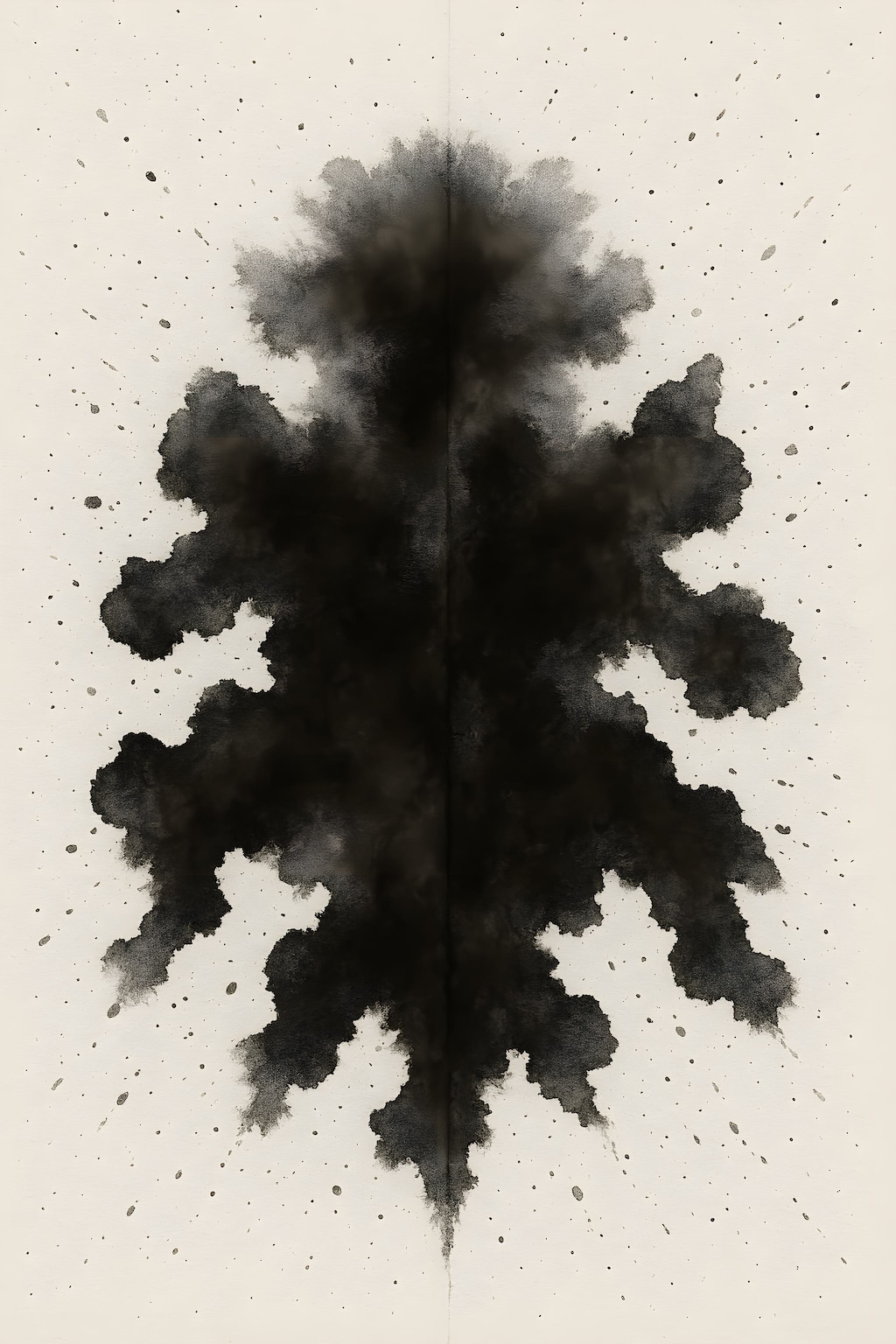 黒インクのロールシャッハテスト