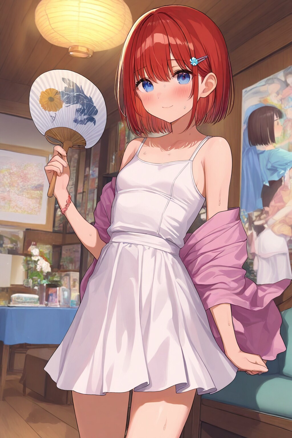 暑かったので……