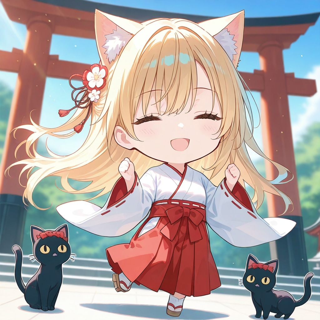 クロネさんにリボンつけたよ！