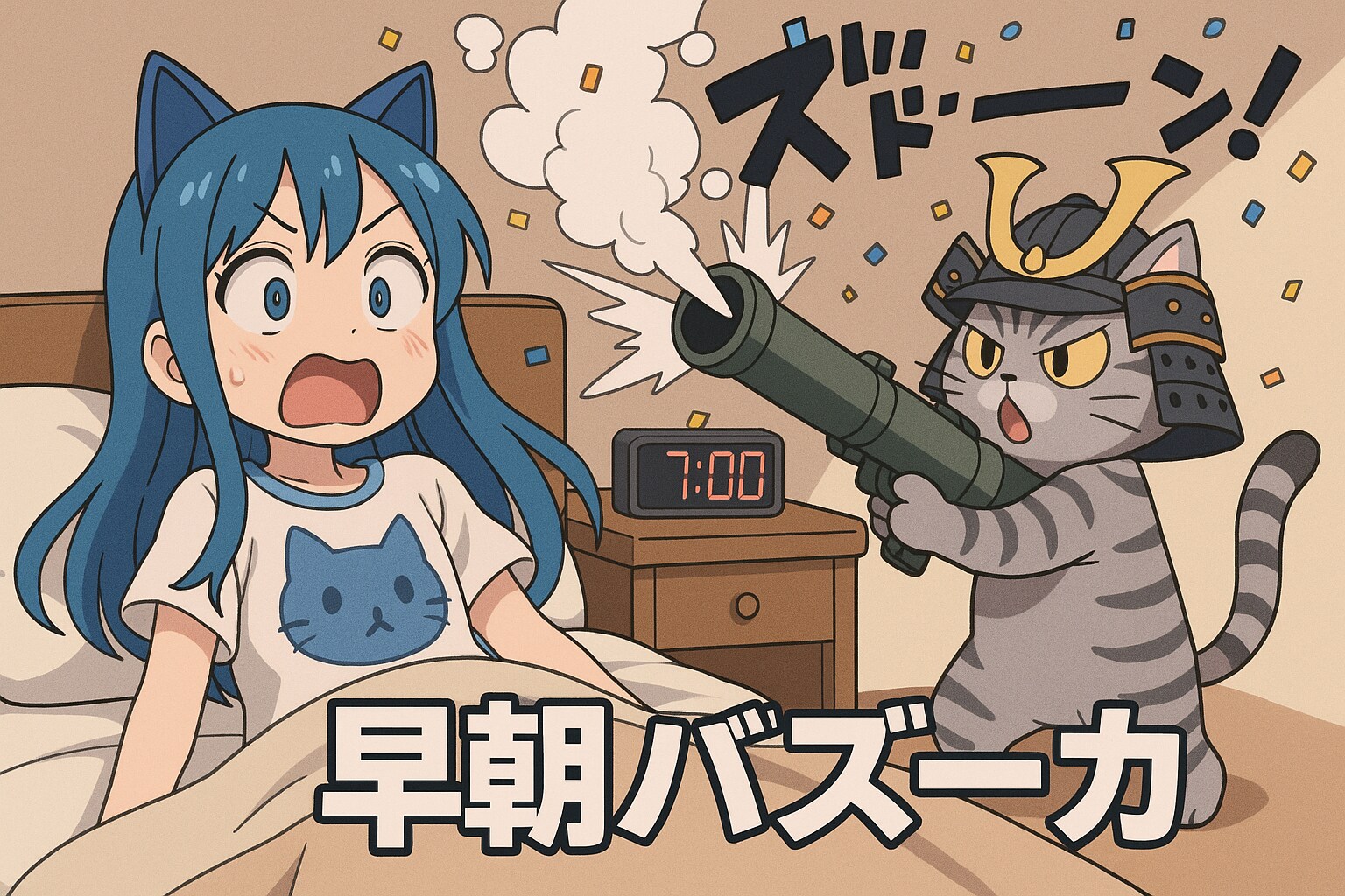 早朝バズーカ | の人気AIイラスト・グラビア