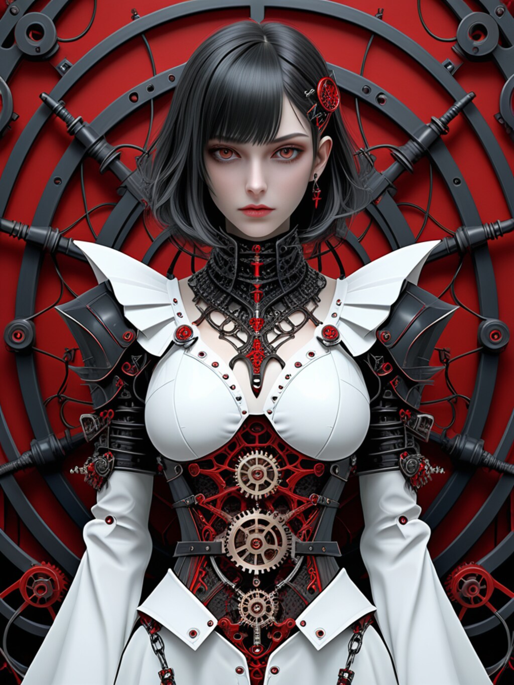 steam punk armor girl