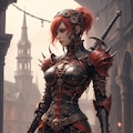steam punk armor girl 6枚目