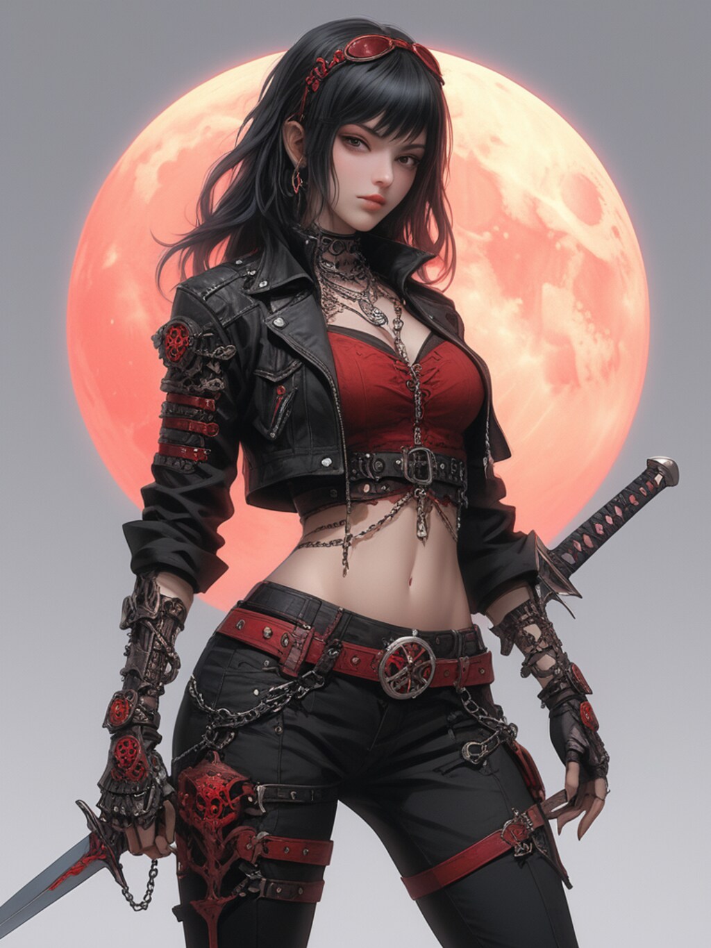 steam punk armor girl