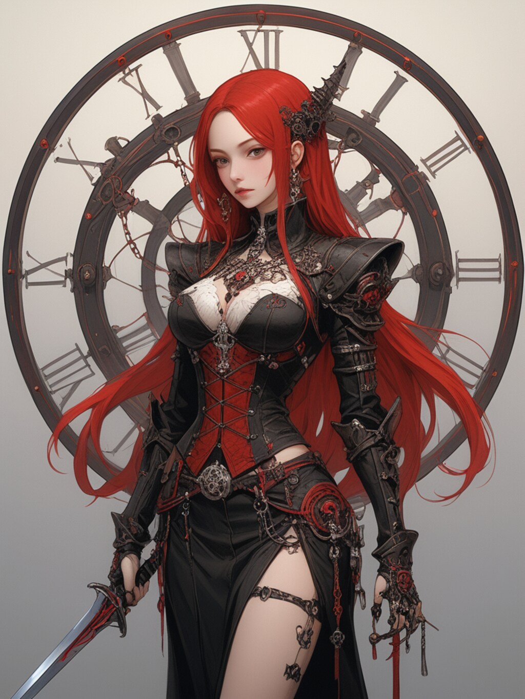 steam punk armor girl