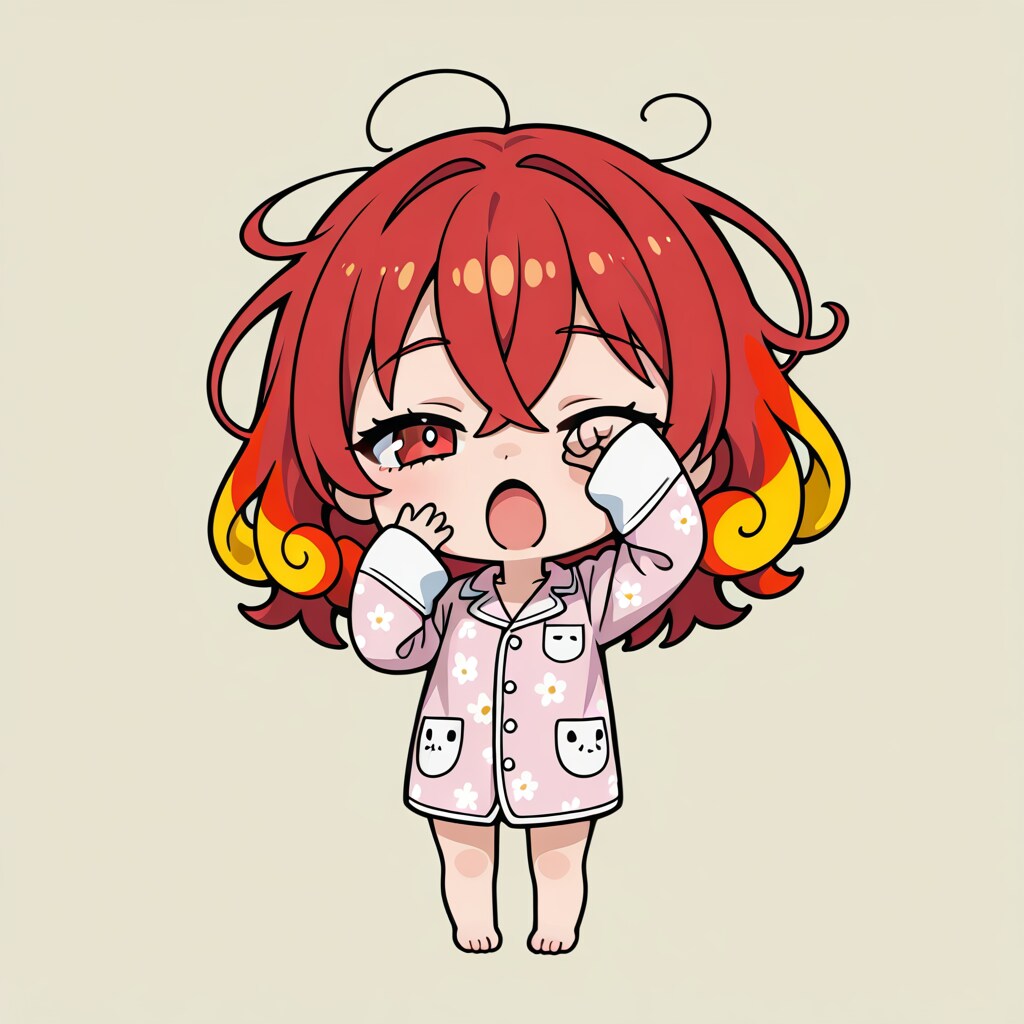 あくび | の人気AIイラスト・グラビア