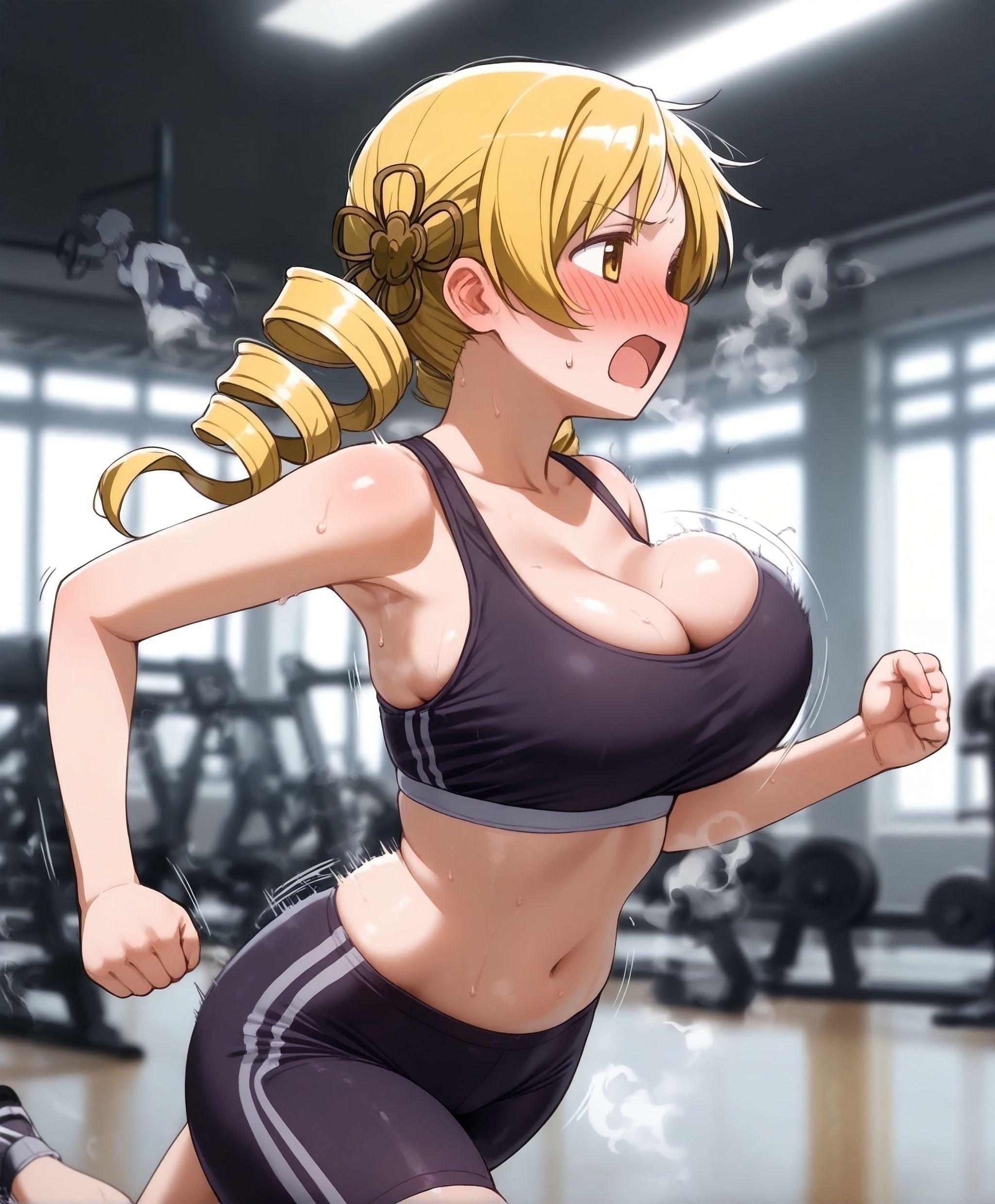 体力トレーニングをかかさないマミさん