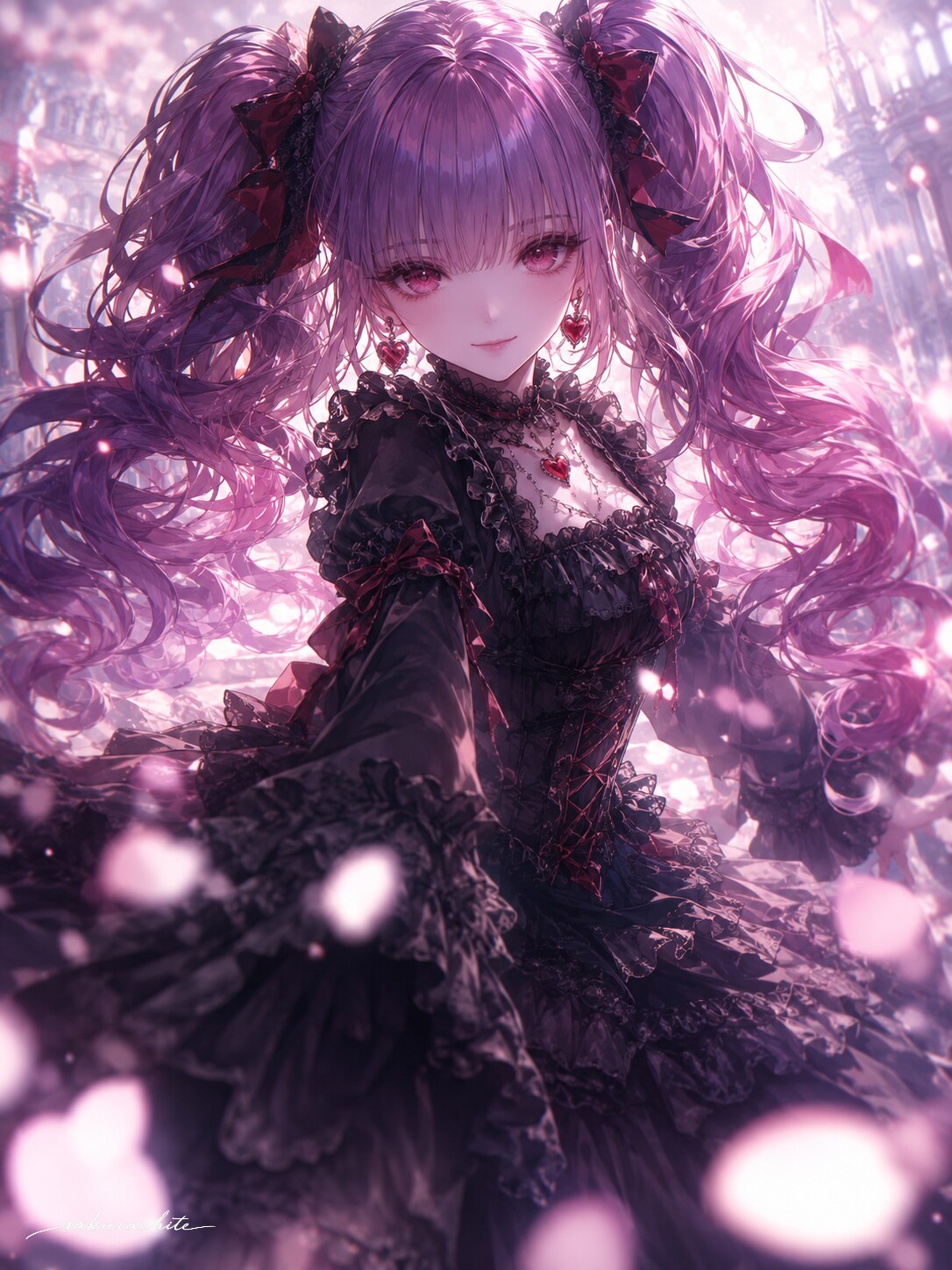 漆黒のゴスロリータ娘