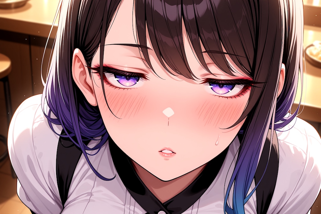 他のウェイトレス・・見てた？