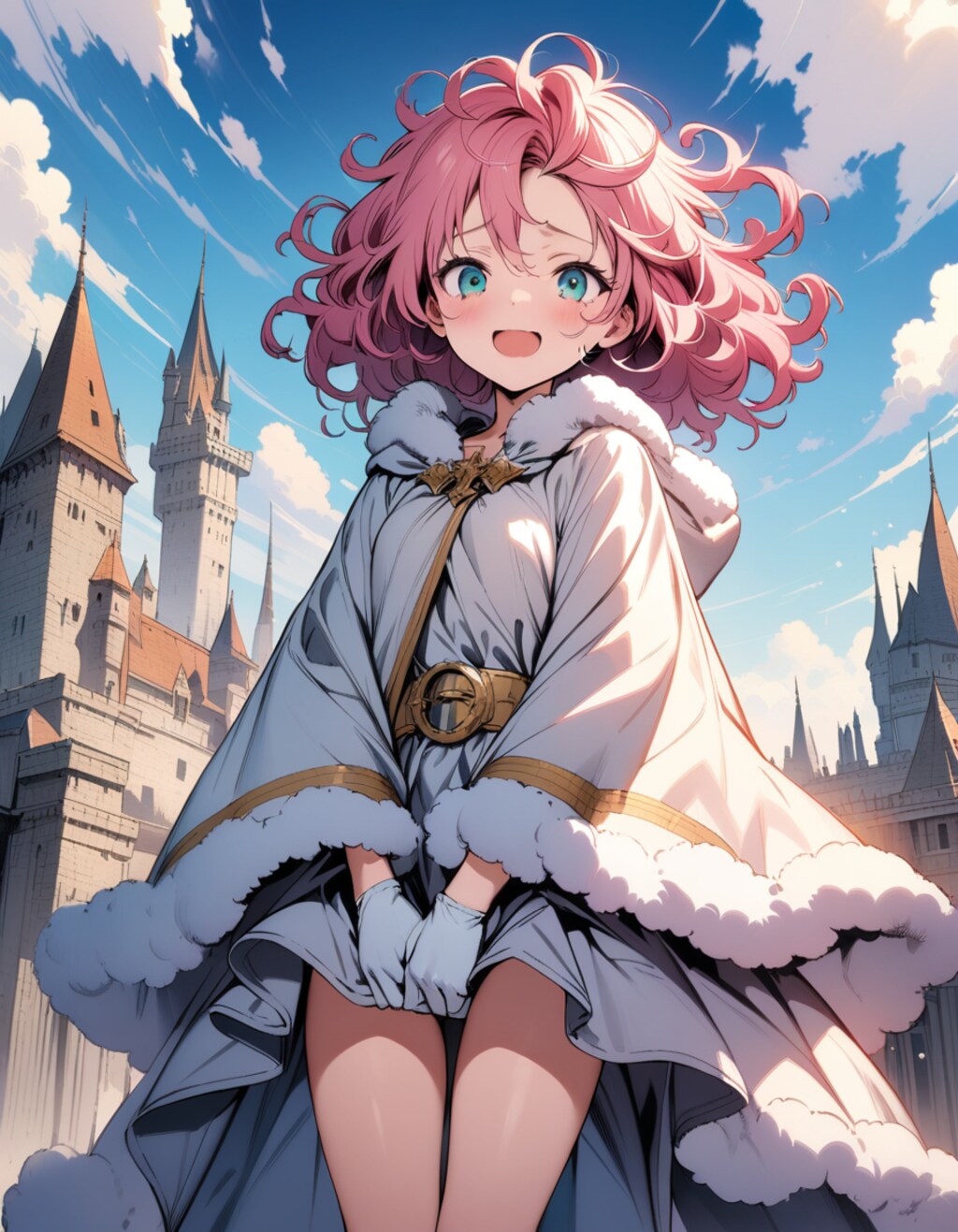 ピンクもこもこちゃん