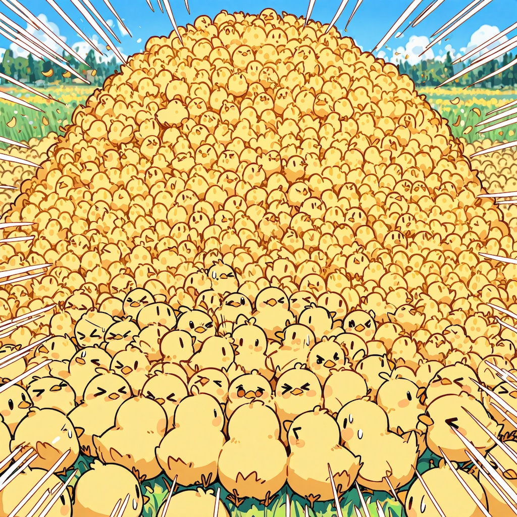 なんとひよこたちが…！