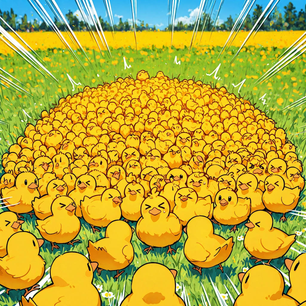 なんとひよこたちが…！