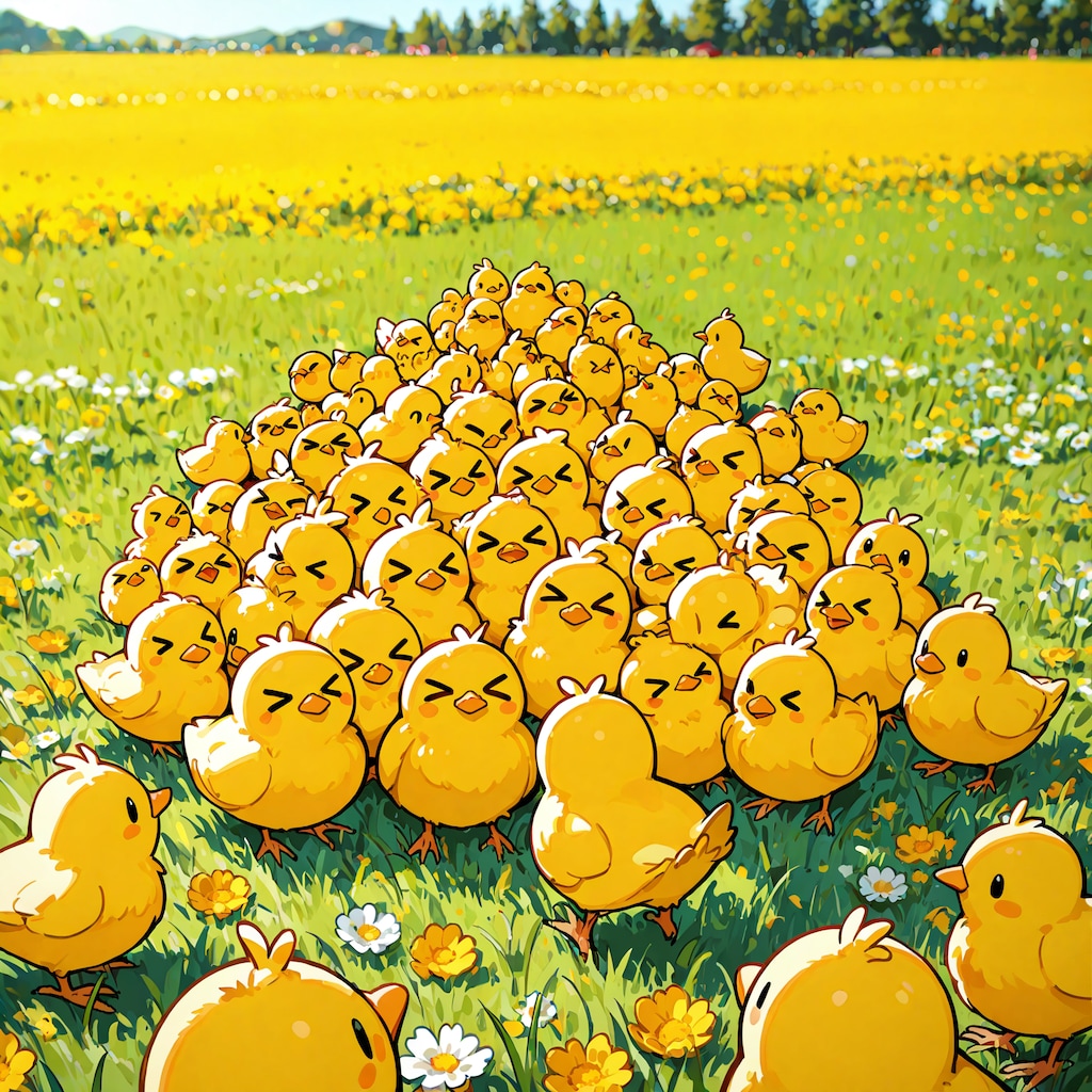 なんとひよこたちが…！