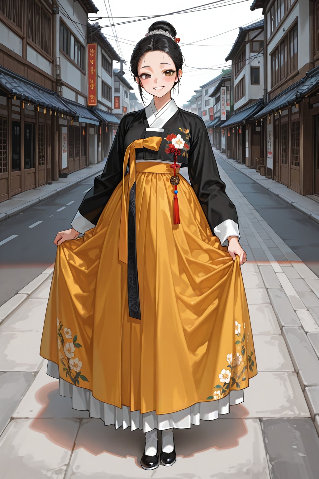 チマチョゴリの少女 | の人気AIイラスト・グラビア