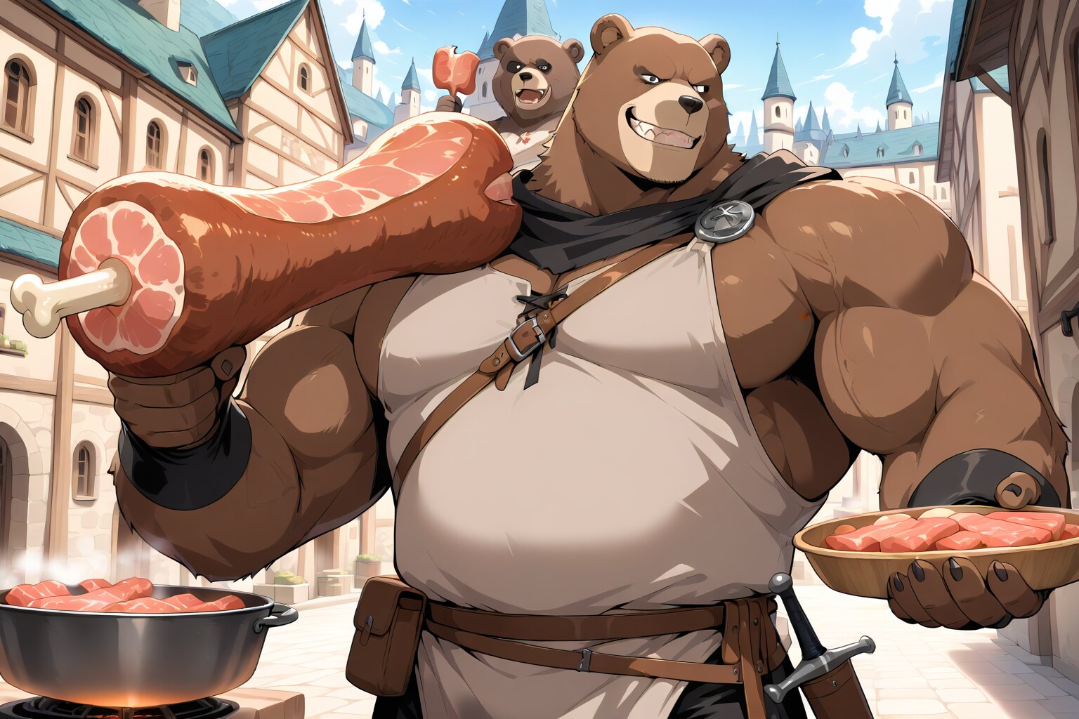 副業は肉屋 | の人気AIイラスト・グラビア