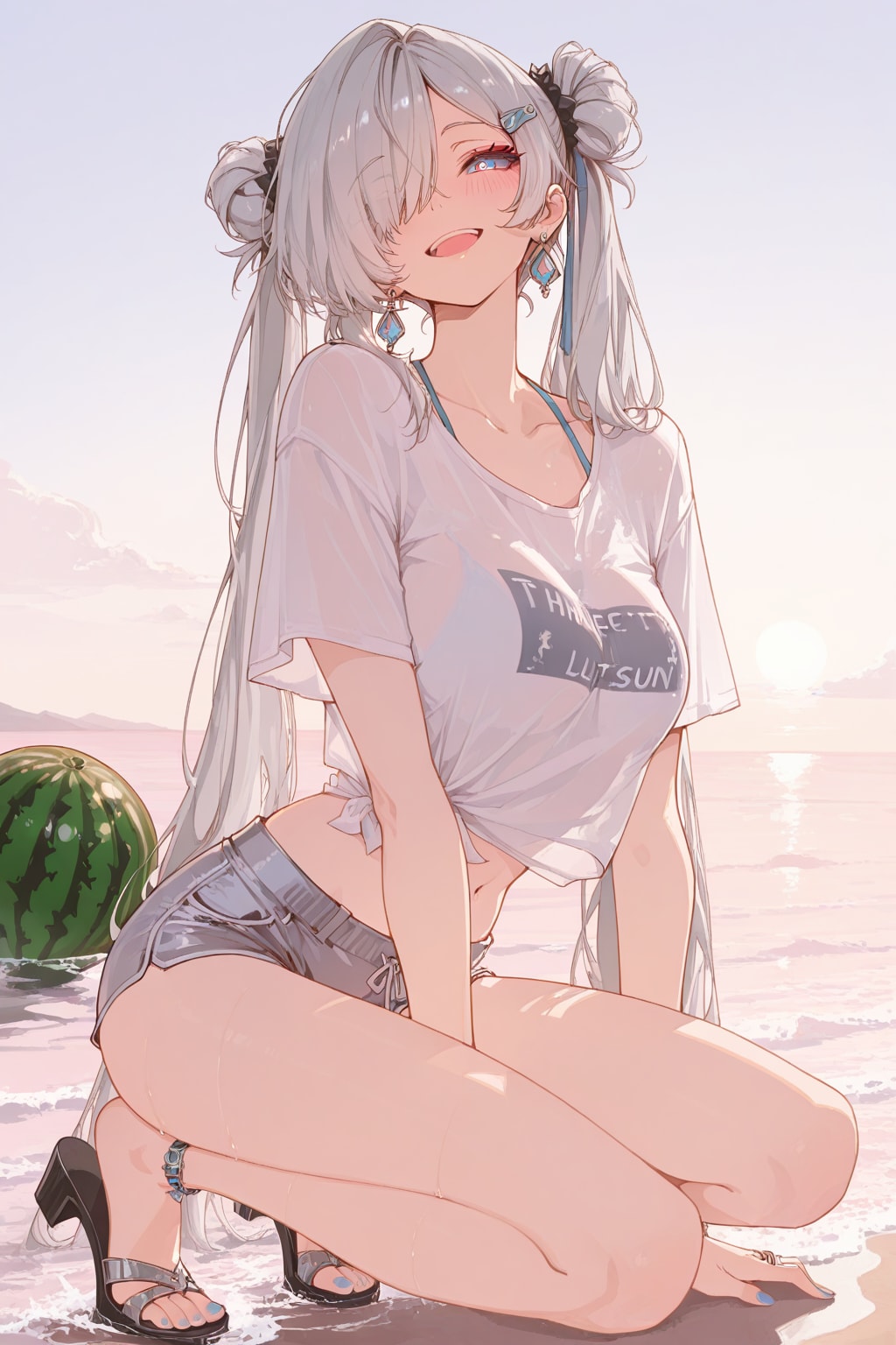 スイカ割りしよう💕