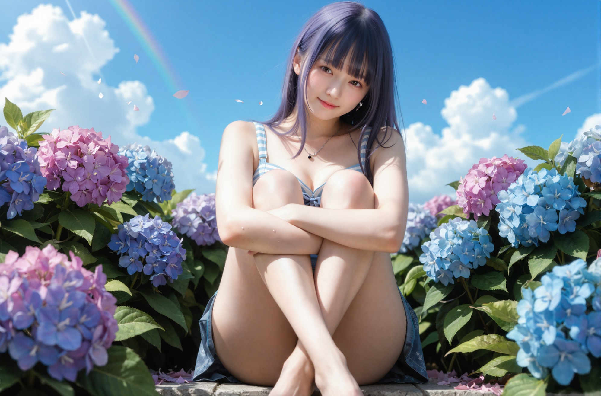 Hydrangea flower Girl