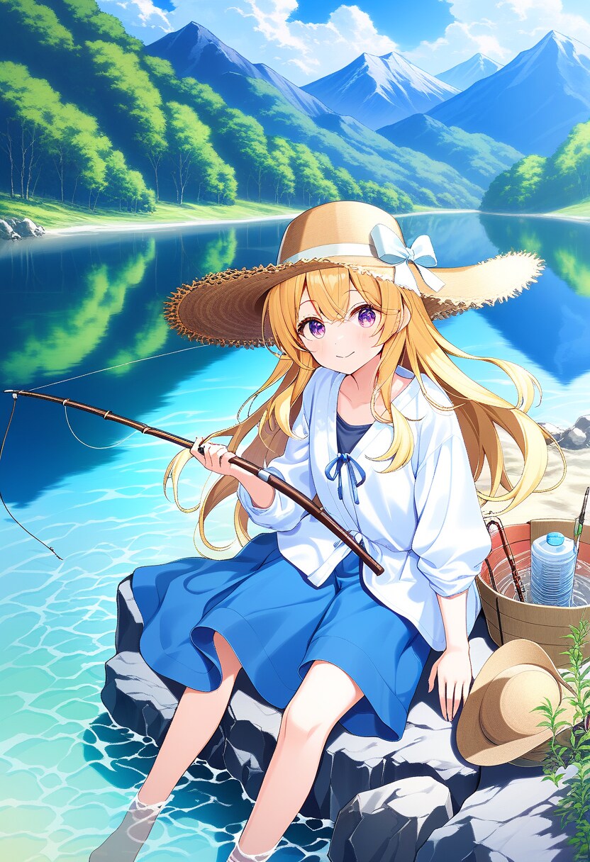 イワナ釣りほか | の人気AIイラスト・グラビア