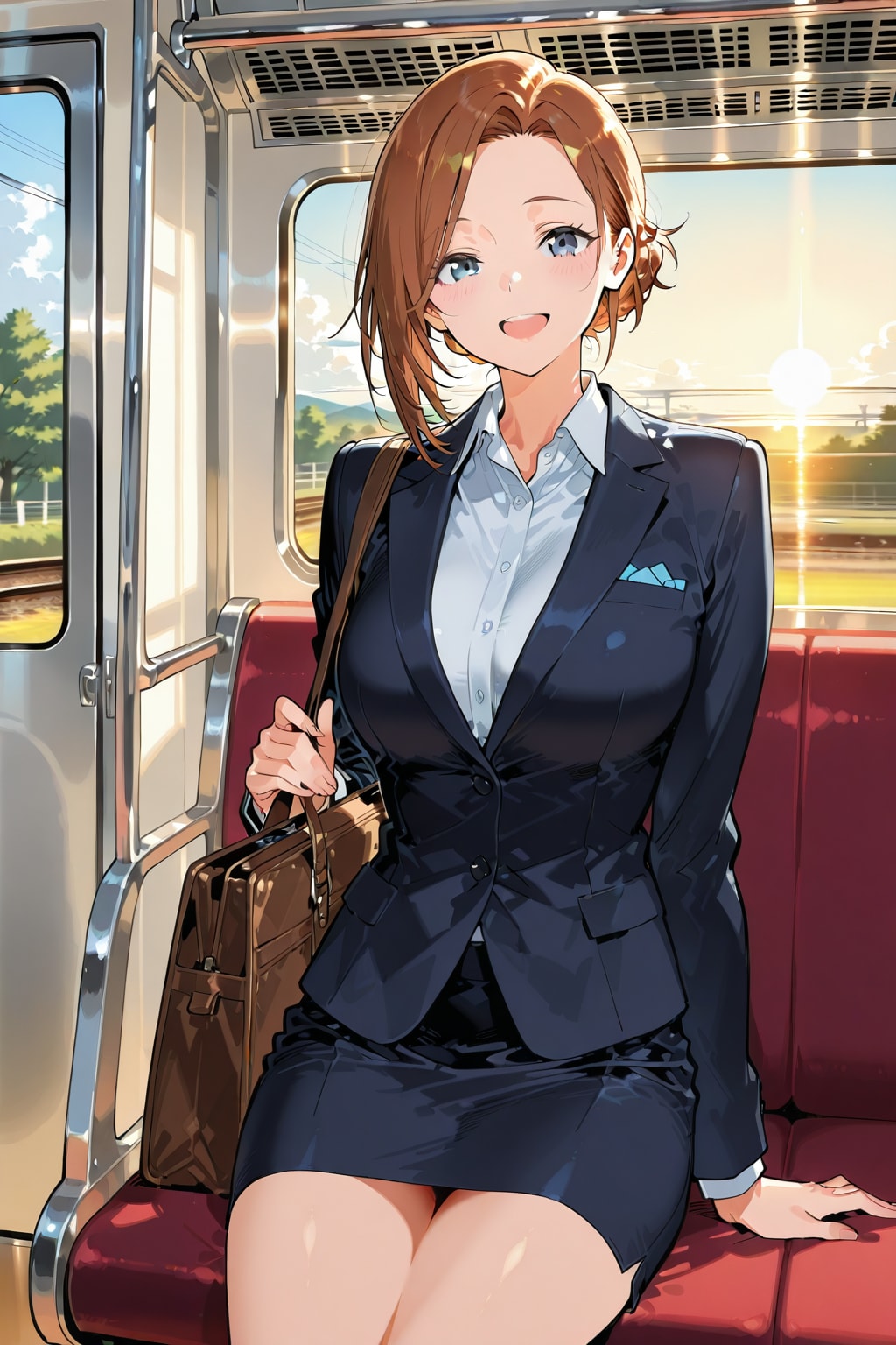 先輩、会社に行きましょう❤️