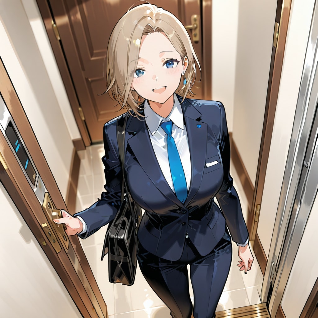 先輩、会社に行きましょう❤️