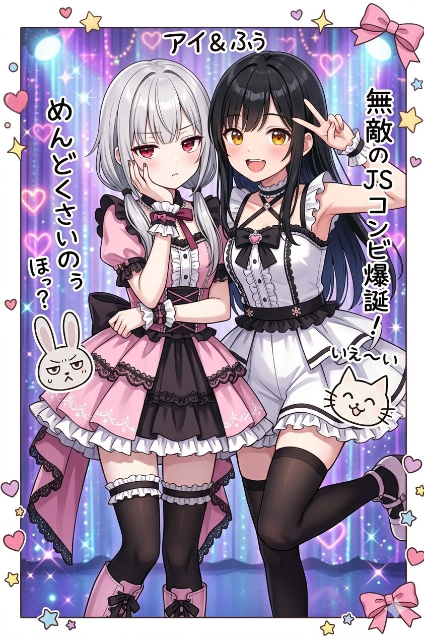 ふうちゃんとアイちゃん