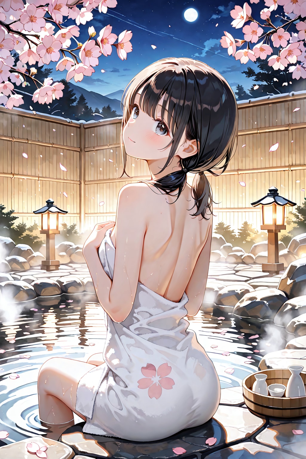 桜のAIイラスト