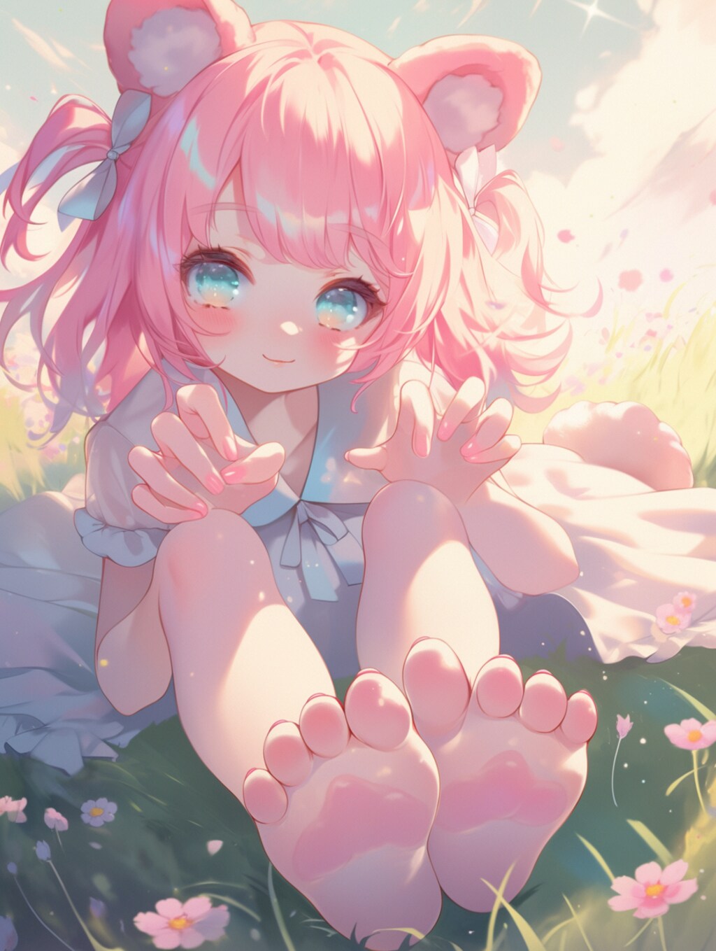 にくきゅう、押してみる？🐾✨