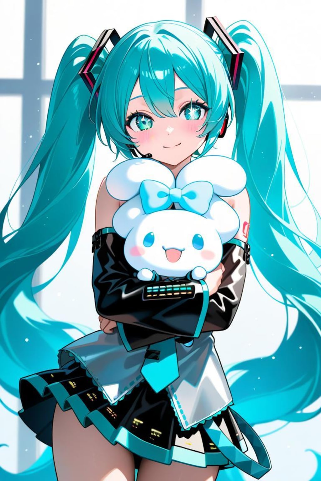 シナモロール　初音ミク