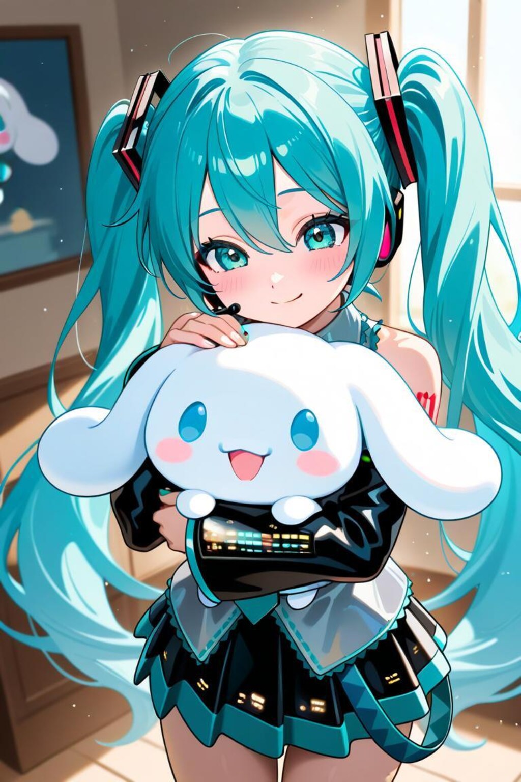シナモロール　初音ミク