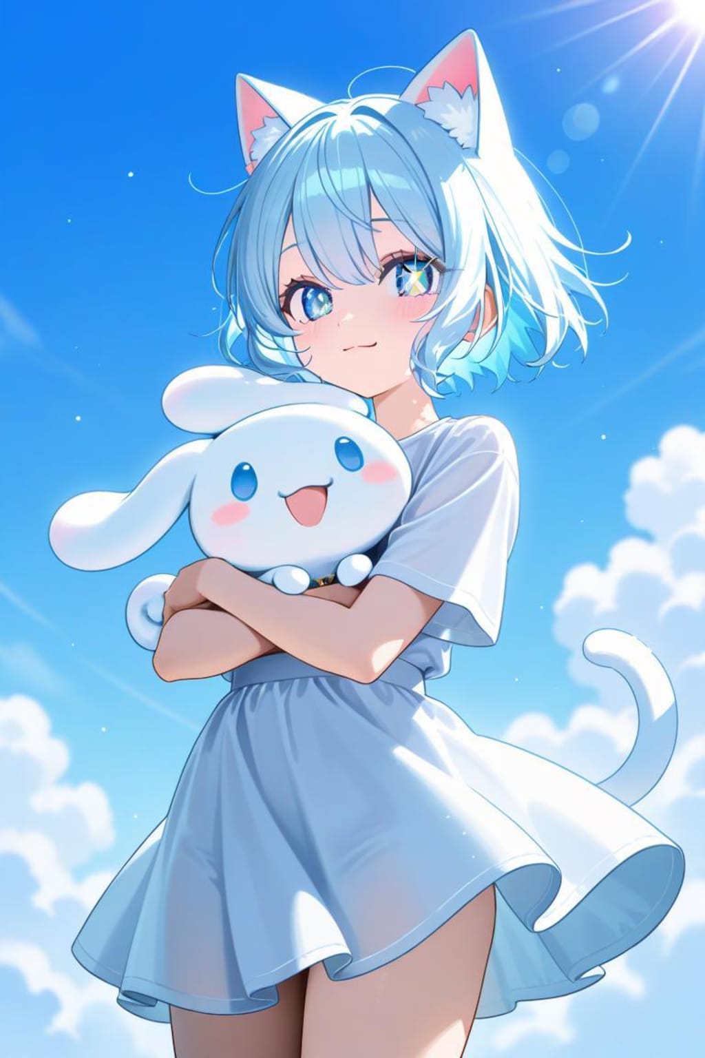 シナモロール　初音ミク