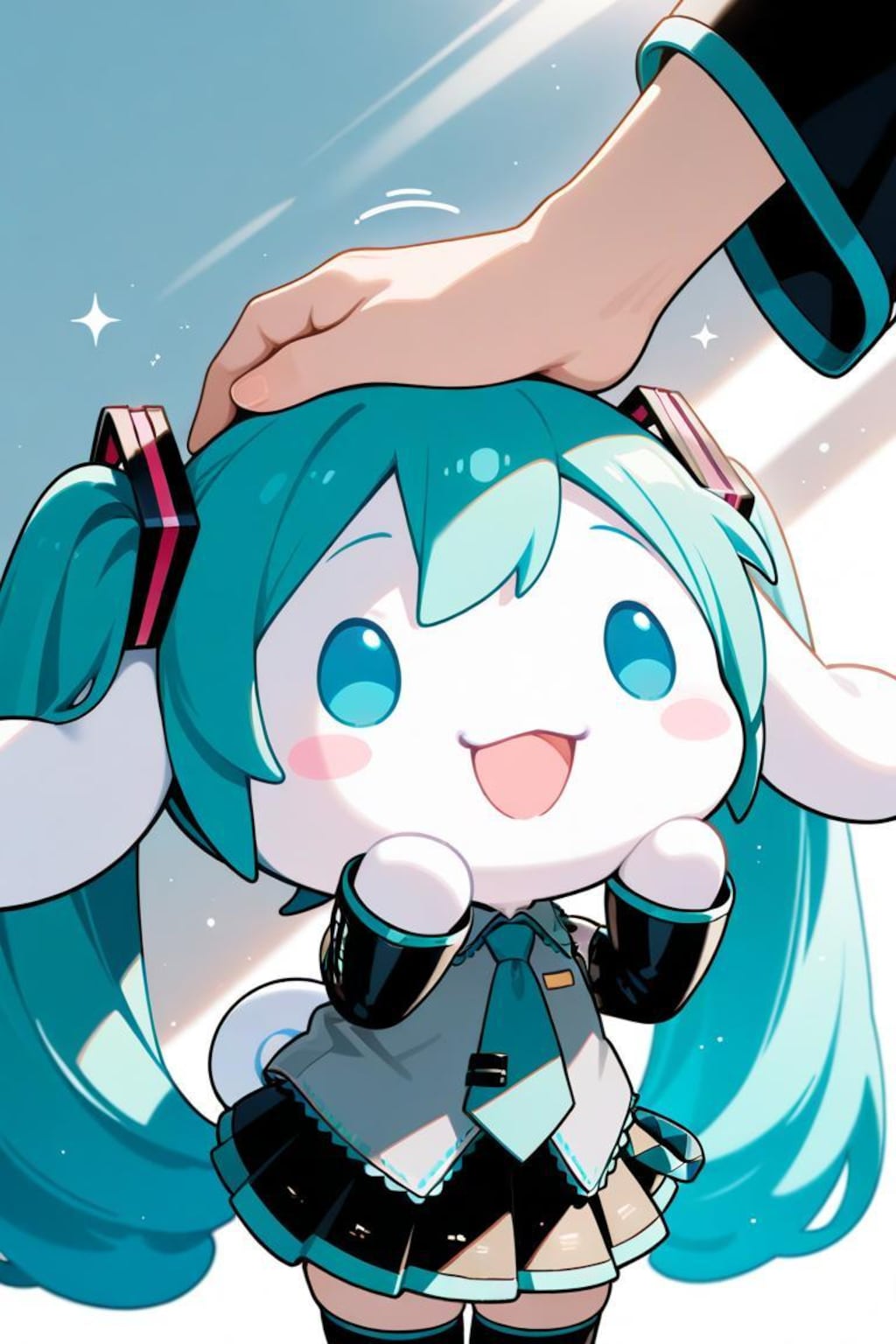 シナモロール　初音ミク