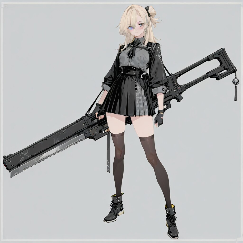 金髪ギャル 巨大武器 | の人気AIイラスト・グラビア