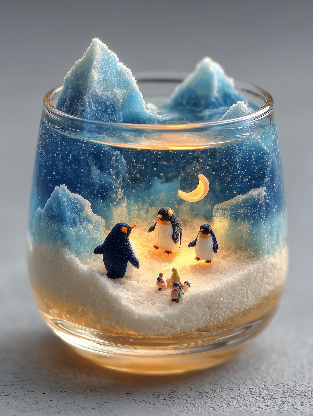 ペンギンの住むグラス