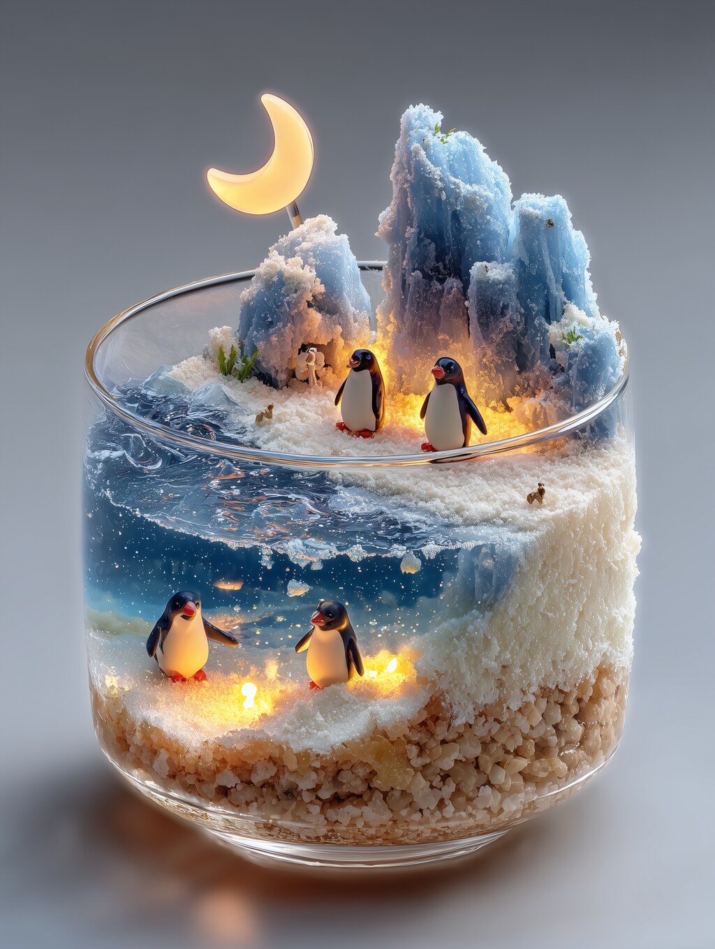 ペンギンの住むグラス