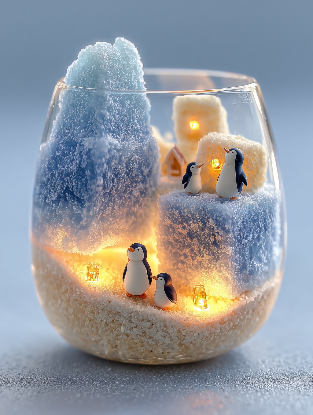 ペンギンの住むグラス