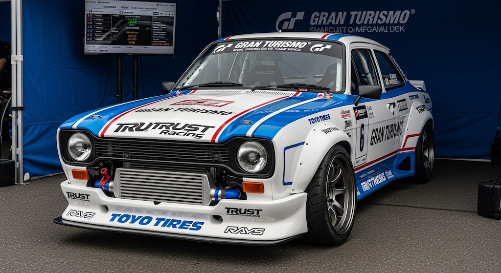 トーヨータイヤフォードエスコートのドリ車