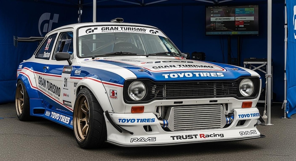 トーヨータイヤフォードエスコートのドリ車