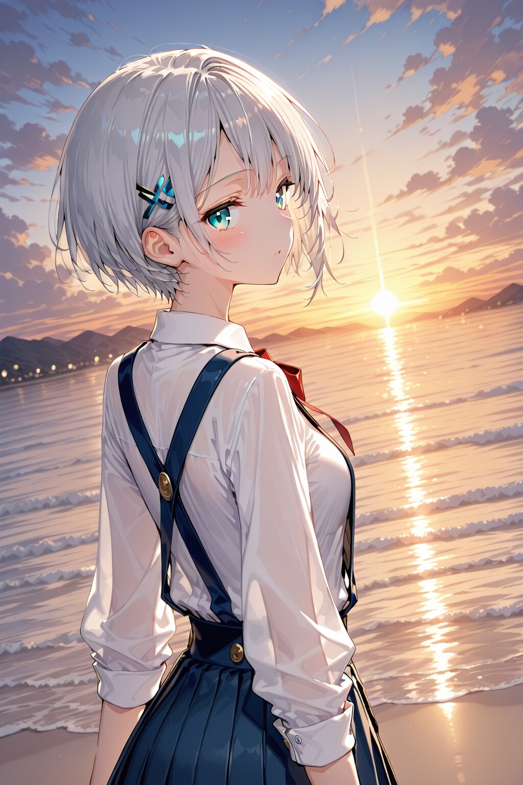 夕暮れ