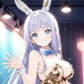 sequins leotard bunny な茉莉花&彲影(*´꒳`*) 12枚目
