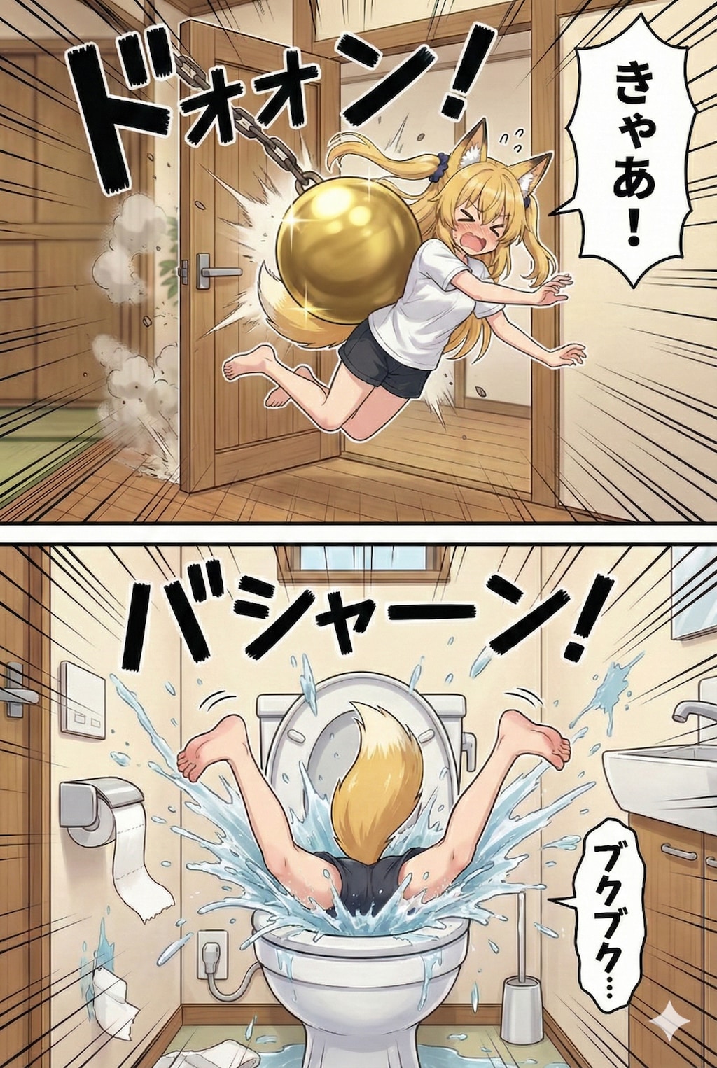 ミラ様痛め（ニラ玉炒め）